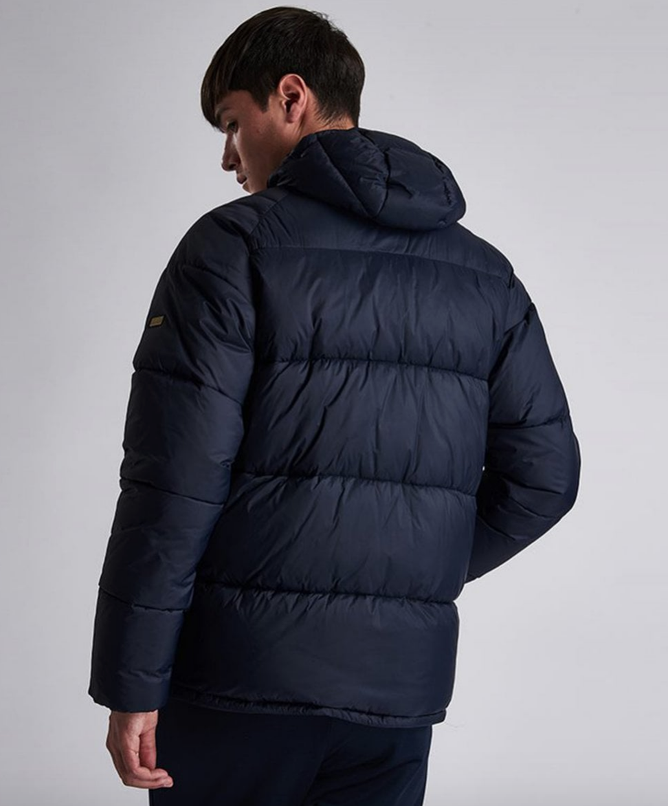 barbour international busa down padded jacket